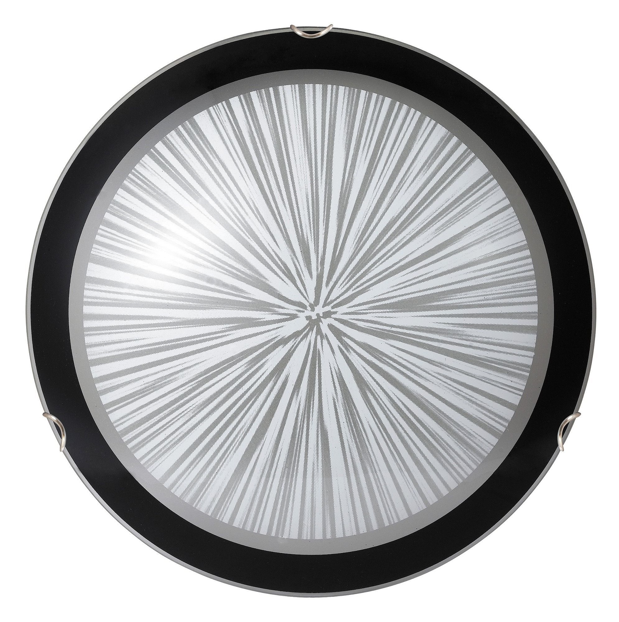 Stropné svietidlo Sphere 1858 (čierna + biela + chrómové úchytky)