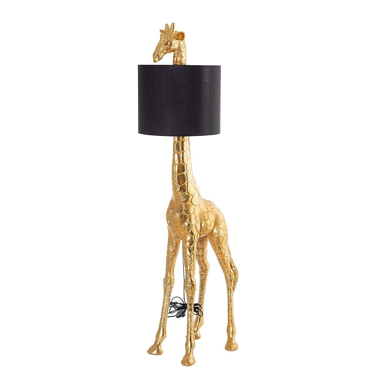 Dekoria Stojacia lampa Gold Giraffe 171cm, 40 x 50 x 171 cm 