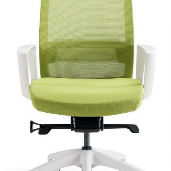 bestuhl -  BESTUHL Kancelárska stolička J17 WHITE BP zelená