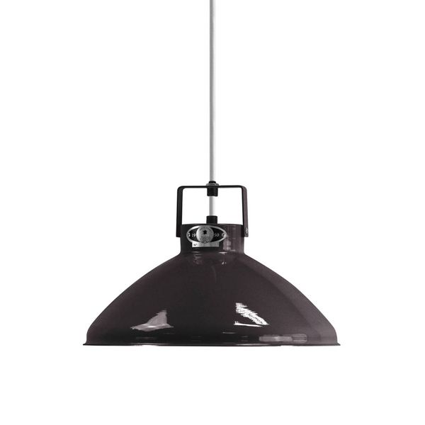 Jieldé Beaumont B240 závesná lampa lesklá čierna, Obývacia izba / jedáleň, hliník, E27, 75W, K: 18.5cm