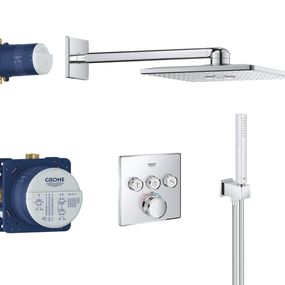 Grohe Grohtherm SmartControl Perfect - Sprchový set s termostatom pod omietku, 310 mm, 2 prúdy, chróm 34706000