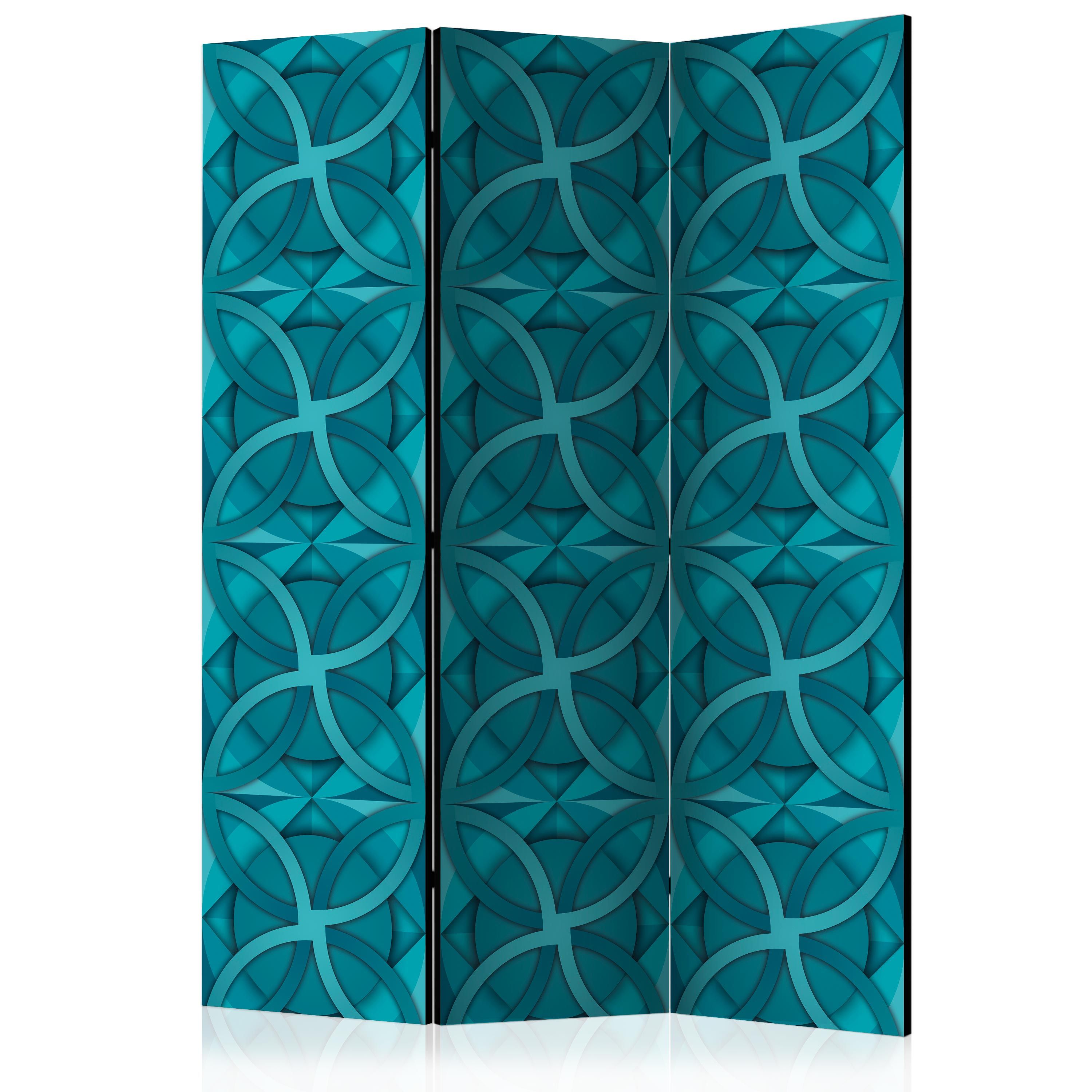 Artgeist Paraván - Geometric Turquoise [Room Dividers]