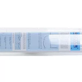 Aqualine AC9090 rohová tyč na sprchový záves 90x90cm, ALU, biela