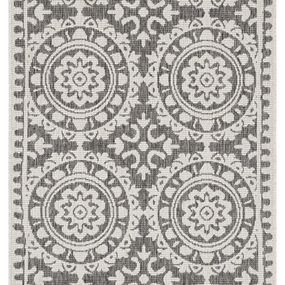 NORTHRUGS - Hanse Home koberce Behúň Twin Supreme 104128 Grey / Cream - 80x250 cm