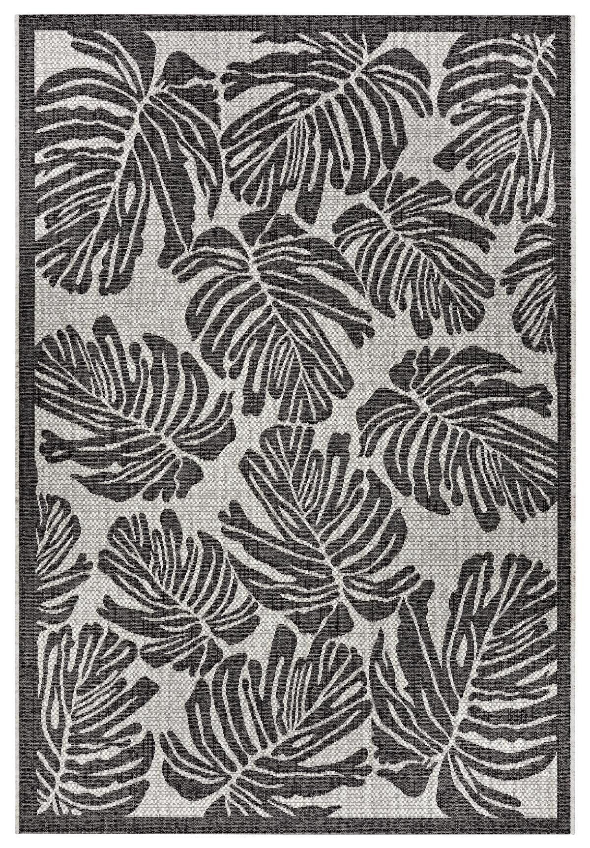 NORTHRUGS - Hanse Home koberce Kusový koberec Jaffa 105243 Black Cream - 70x140 cm