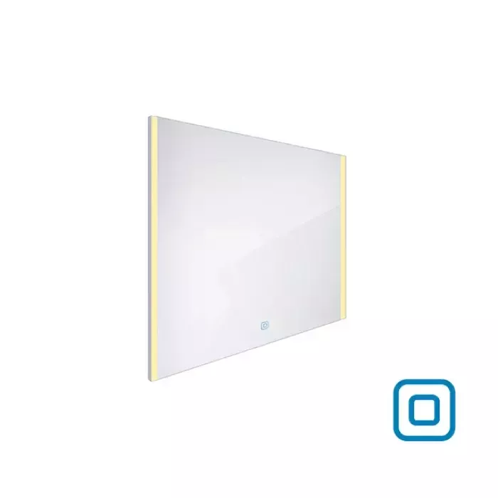 Nimco zrkadlo LED senzor 800 x 700 Model 11000 hliníkový rám ZP 11003V ZP 11003V