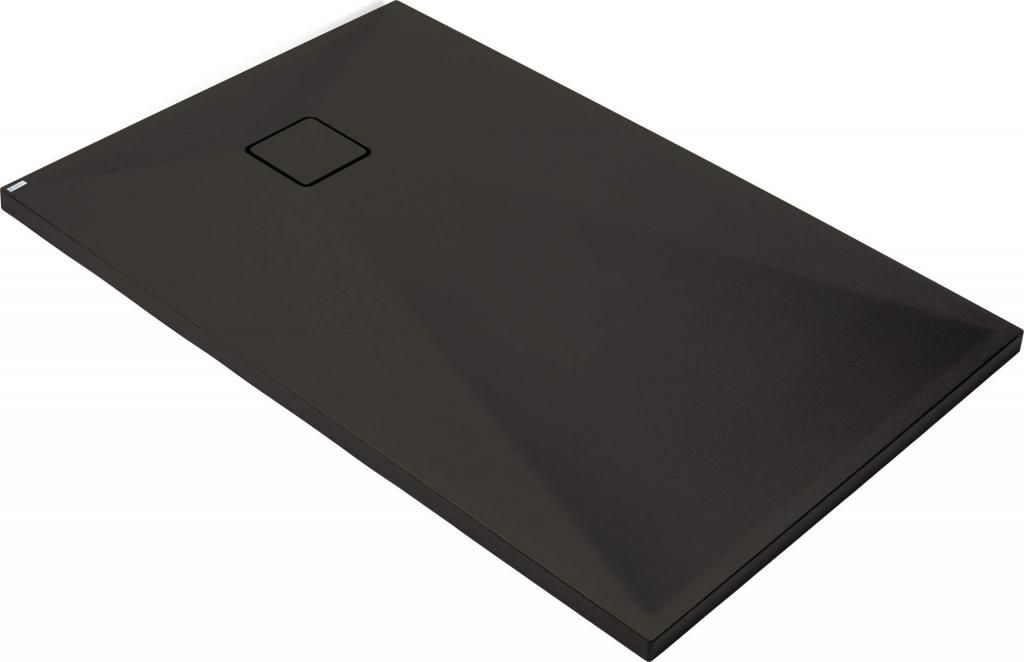 DEANTE - Correo čierna - Granitová sprchová vanička, obdĺžniková, 100x90 cm KQR_N45B