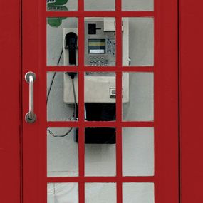 FTN V 2925 Vliesová fototapeta dverná Phone booth, veľkosť 90 x 202 cm