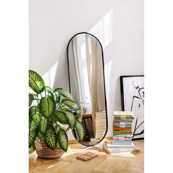 Čierne nástenné zrkadlo Bonami Essentials Lilee, 40 x 120 cm