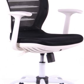 študentská stolička COOL W, čierno-biela, č.AOJ1451
