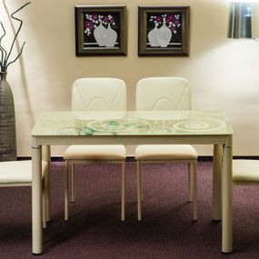 Jedálenský stôl TAMAR 100x60, krémový