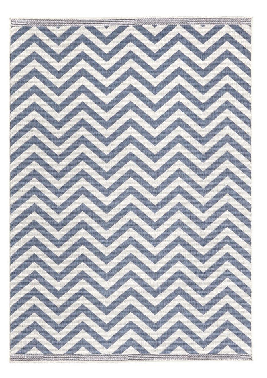 NORTHRUGS - Hanse Home koberce Kusový koberec Twin Supreme 103435 Palma blue creme - 120x170 cm