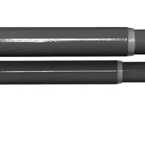 Garniža dvojradová Lory 200-350 cm, čierny nikel