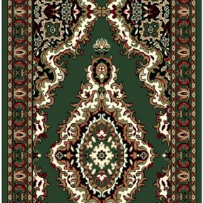 Alfa Carpets  Behúň na mieru TEHERAN T-102 green - šíre 100 cm
