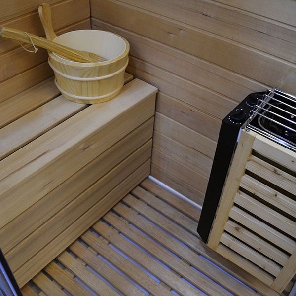 M-Spa - Sauna so suchou parou s funkciou hydromasáže 180 x 110 x 223 cm Pravá