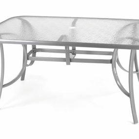 Moderný záhradný sklenený stôl Garth