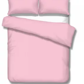 Detské obliečky Uni Ružová s gombíkom | 2. voľba| 100% bavlna | 40x60 100x135