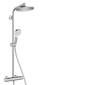 Hansgrohe Crometta - Sprchová súprava S 240 Showerpipe s termostatom, EcoSmart 9 l/min, chróm 27268000