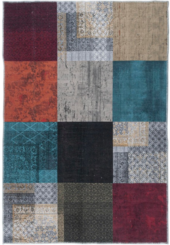 Koberec Edessa 80x150 cm, farebný vintage patchwork