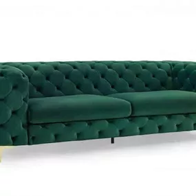 Zelená sedačka Modern Barock 240cm