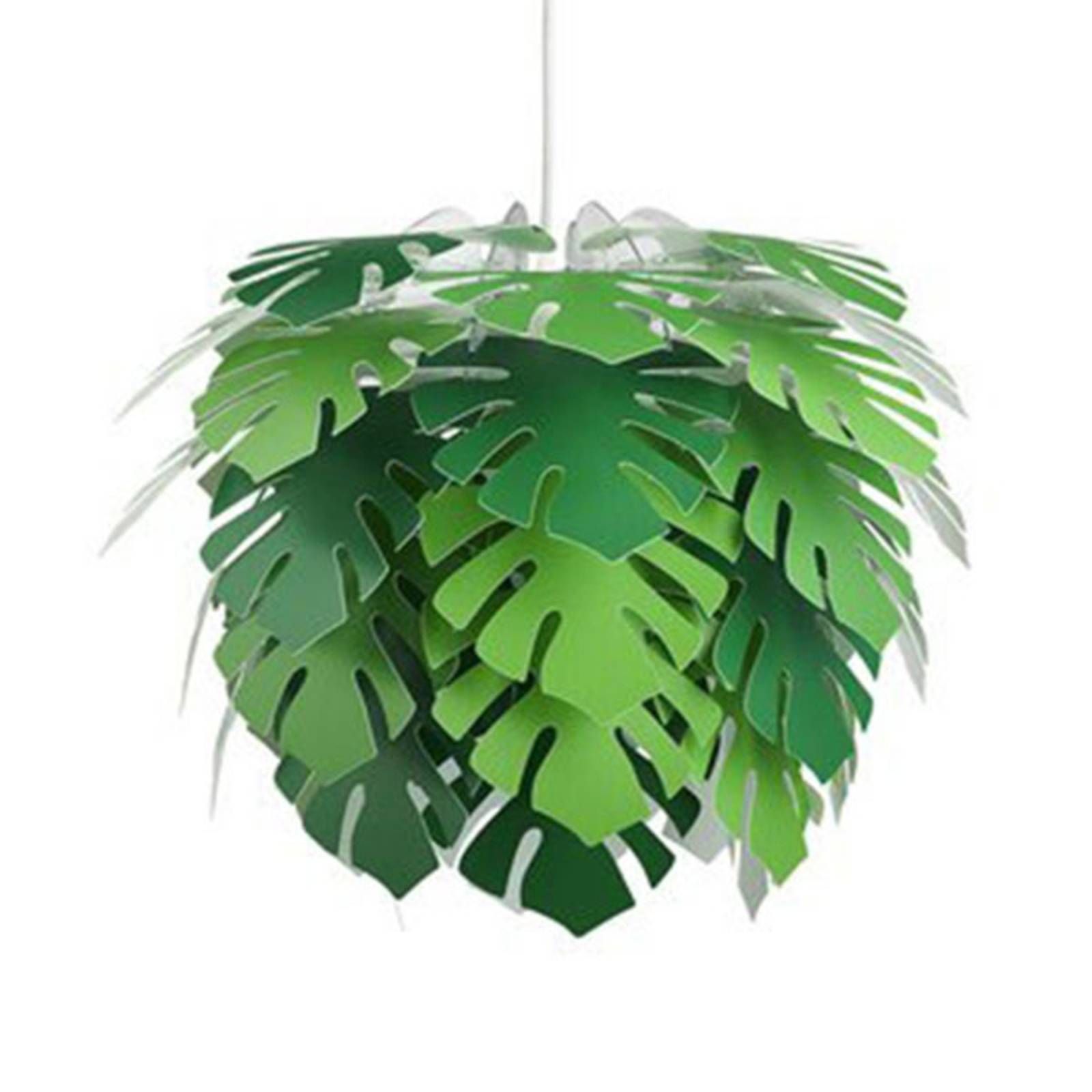 Dyberg Larsen Illumin Philo závesná lampa zelená, Obývacia izba / jedáleň, polykarbonát, polypropylén, E27, 60W, K: 40cm