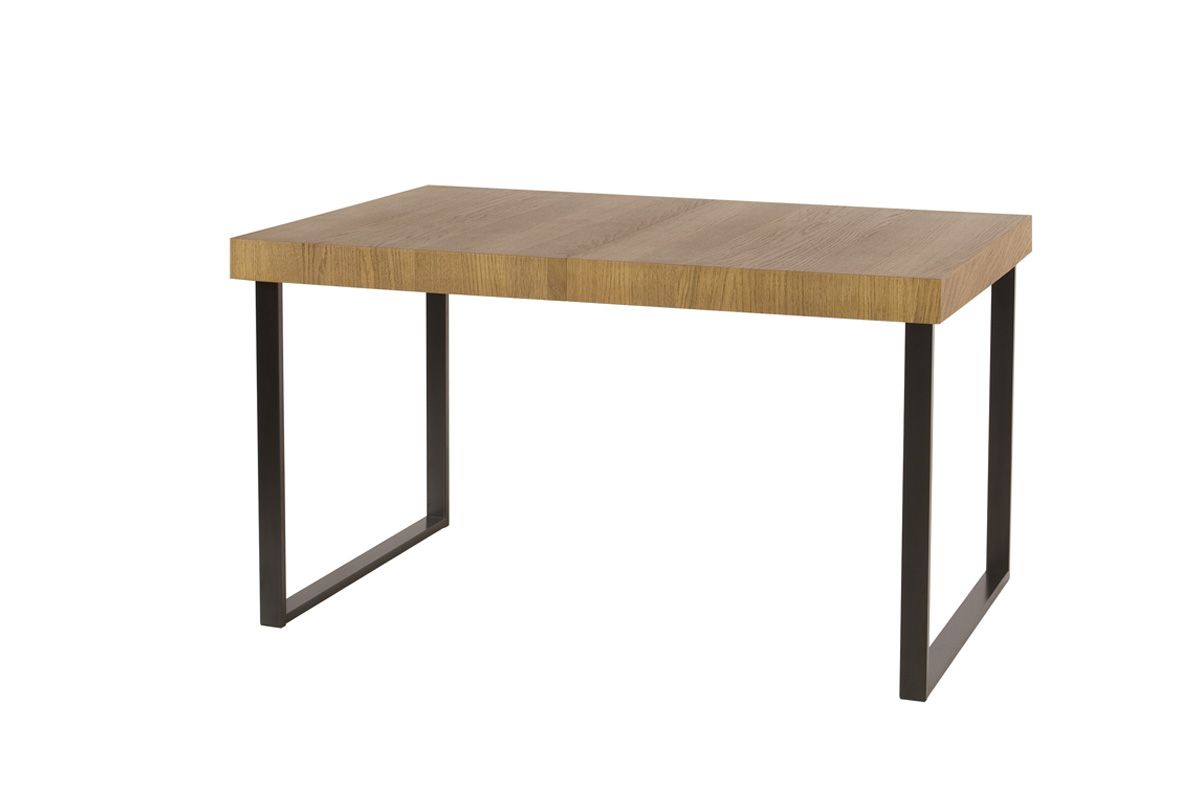 MAGNOLIA 40 rozkladací jedálenský stôl, dub rustikal/čierna