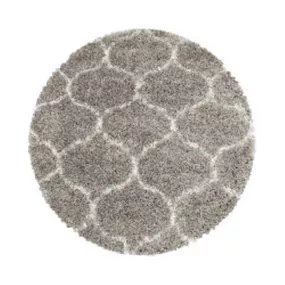 Ayyildiz koberce Kusový koberec Salsa Shaggy 3201 beige kruh - 80x80 (priemer) kruh cm