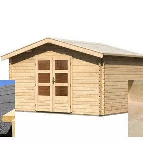 drevený domček KARIBU BAYREUTH 5 (14525) SET LG2097