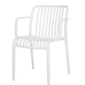 GARDEN záhradná stolička, biela