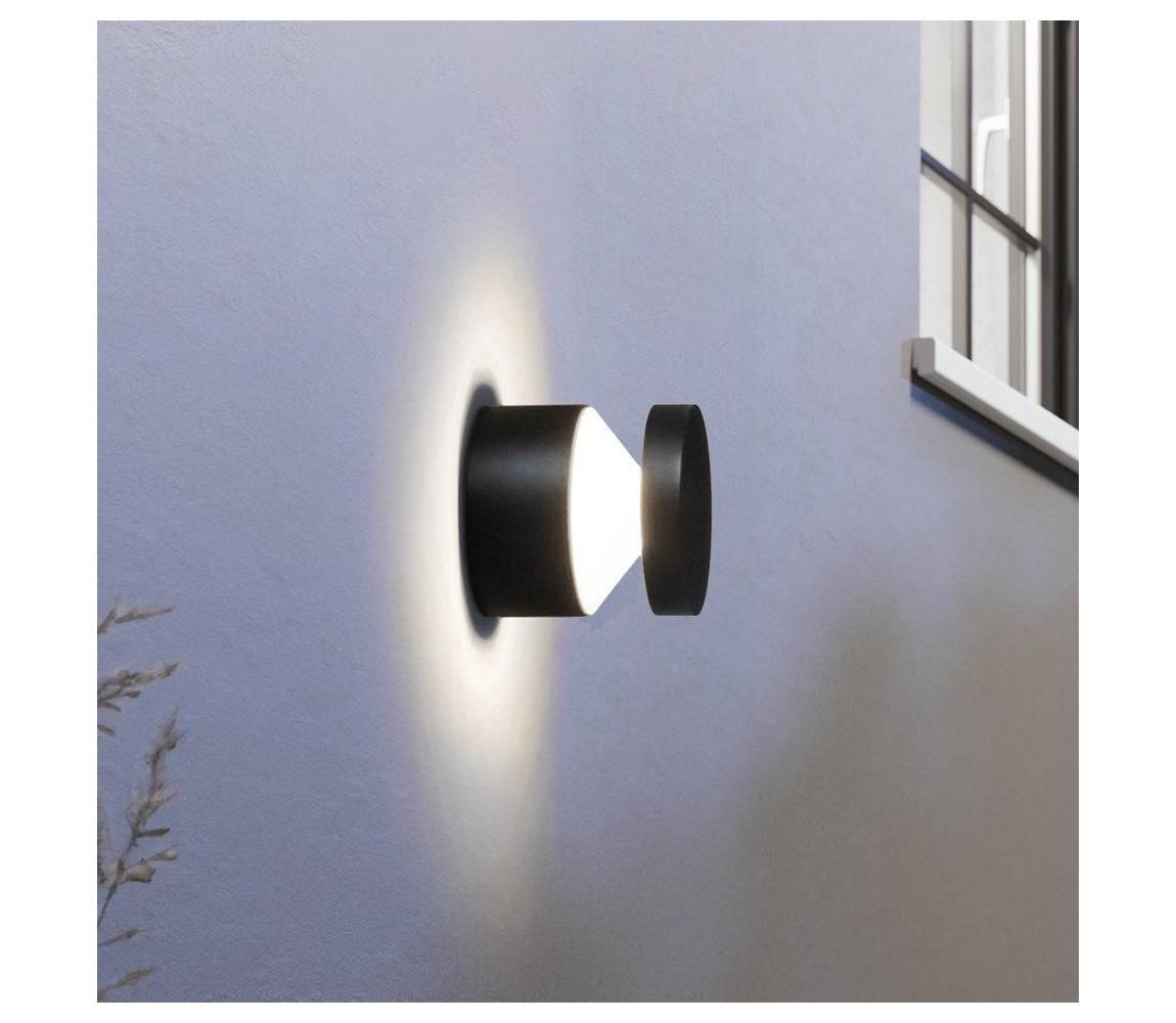 Eglo 97303 - LED Vonkajšie nástenné svietidlo MELZO LED/11W/230V čierna