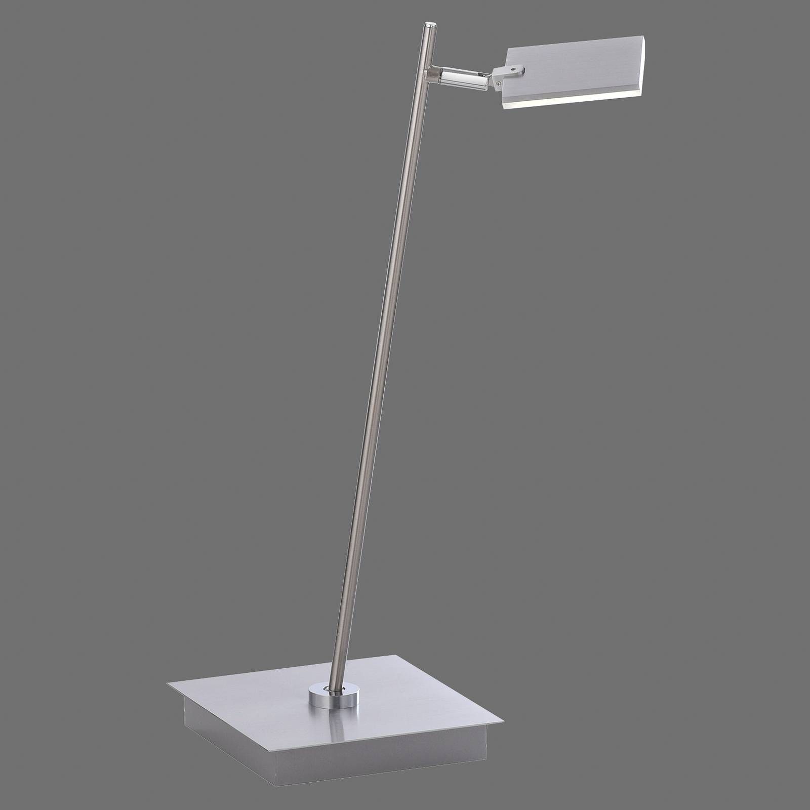 PURE Mira stolová LED lampa, stmievateľná, hliník, Obývacia izba / jedáleň, železo, plast, 6.1W, P: 37 cm, L: 24 cm, K: 55cm