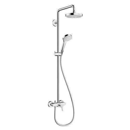 HansGrohe Croma Select S - Sprchová súprava 180 2jet s pákovou batériou, biela/chróm 27255400