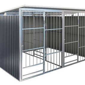 Koterec pre psa G21 KEN 886 - 322 x 275 cm, dvojmiestny, šedý