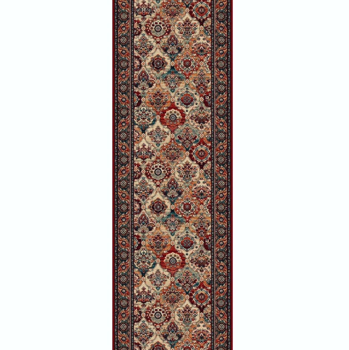Agnella  Orientálny behúň na mieru Isfahan Forenza bordo - šíre 80 cm