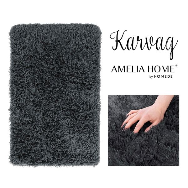 Kusový koberec AmeliaHome Karvag II tmavosivý