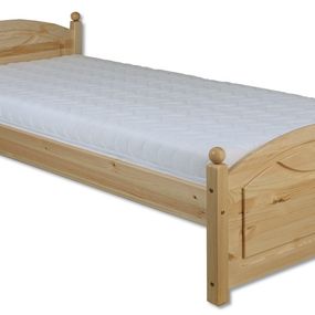 Jednolôžková posteľ 100 cm LK 126 (masív)