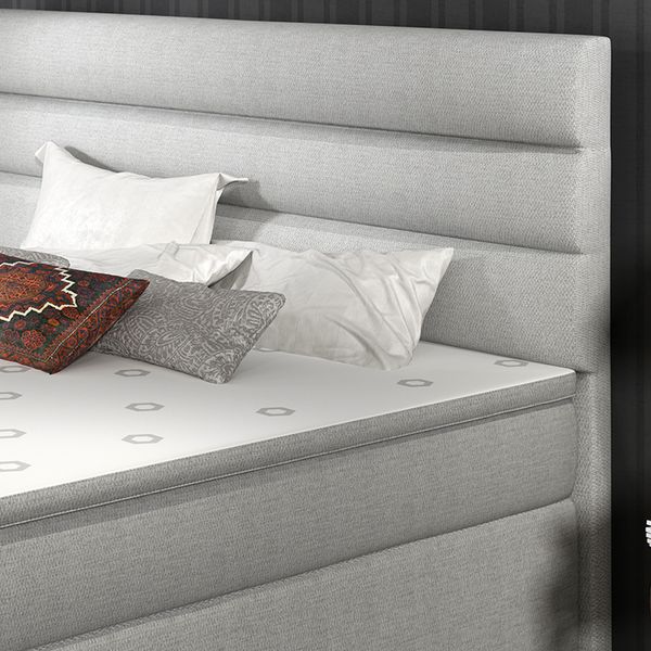 Čalúnená manželská posteľ s úložným priestorom Spezia 140 - čierna (Soft 11)