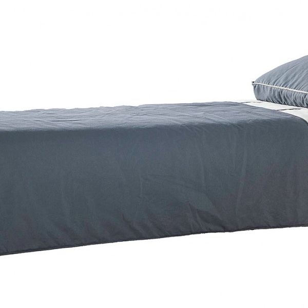 Študentská posteľ 90x200 so zásuvkou colin - dub kestína/šedá