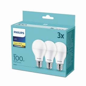 Philips 8718699694920 3x LED žiarovka 1x14W | E27 | 2700K - triple pack