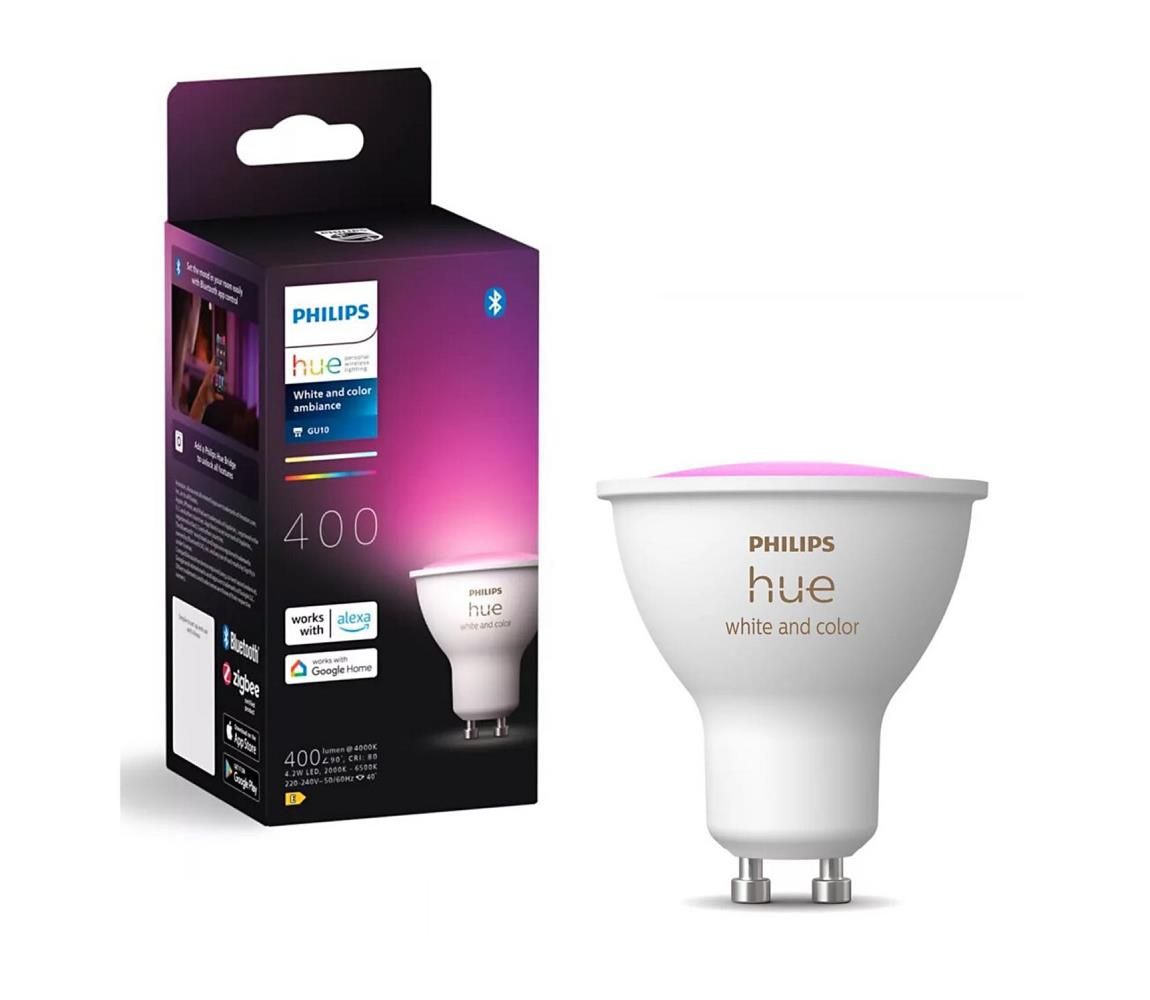 LED RGBW Stmievateľná žiarovka Philips Hue WACA GU10/4,2W/230V 2000-6500K