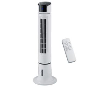 R039-01 TRIO RL ICEBERG stojanový otočný zvlhčovač vzduchu/ventilátor s dotykovým displejom a diaľkovým ovládaním 114 cm 60W IP20 biela