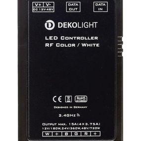 Light Impressions Deko-Light řídící jednotka RF Color + White 12/24/48V DC rádiovédálkové ovladání 4 CH 843067