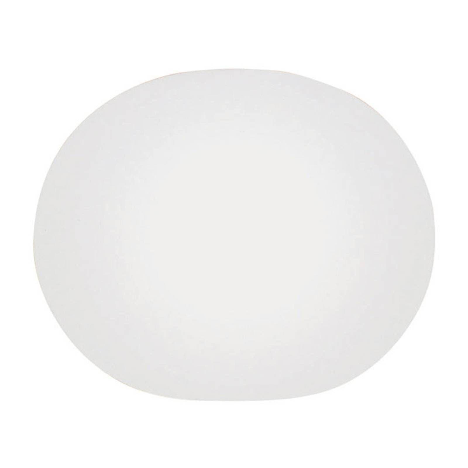 FLOS Glo-Ball nástenné svietidlo, Obývacia izba / jedáleň, oceľ, sklo, E27, 100W, L: 33 cm, K: 26cm