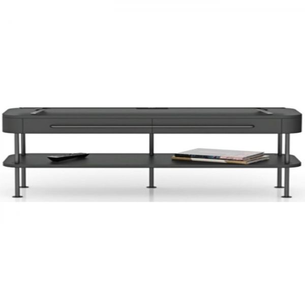 KARE Design TV stolek Montieri Anthracite 160x46cm