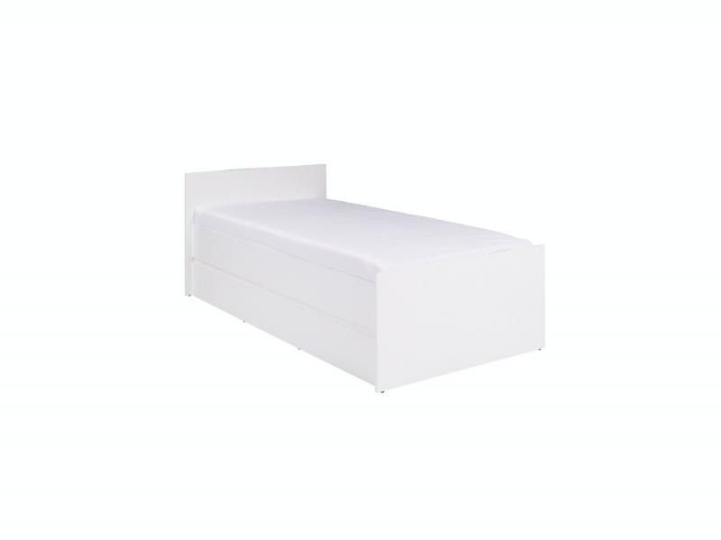 Jednolôžková posteľ 90 cm Cortez C 15 (biela) ( s roštom)