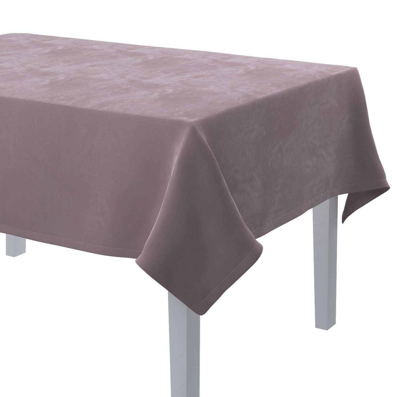 Dekoria Obrus na stôl obdĺžnikový, Gammelrosa, 130 × 280 cm, Velvet, 704-14