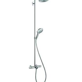 HansGrohe Raindance Select - Termostatická sprchová batéria S 240 Showerpipe s príslušenstvom, chróm 27117000