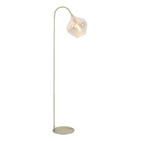 Stojacia lampa v zlatej farbe (výška 160 cm) Rakel - Light & Living