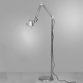 Artemide Puristivká stojaca lampa Tolomeo Micro, Obývacia izba / jedáleň, hliník, oceľ, E14, 46W, K: 172cm