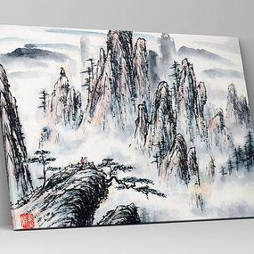 Obraz Maľovaná čínska krajinka zs1320